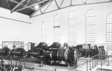 Soyakagefabrikkens kraftcenter i 1950erne