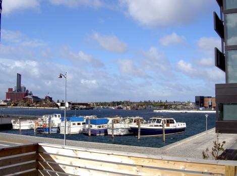 Fotomanipulation af bådelaug i Havnestad