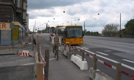 Betonklodser ved Thorshavnsgade